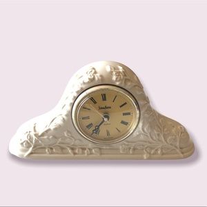 Neiman Marcus Grayshot Pottery Mini Desk Clock